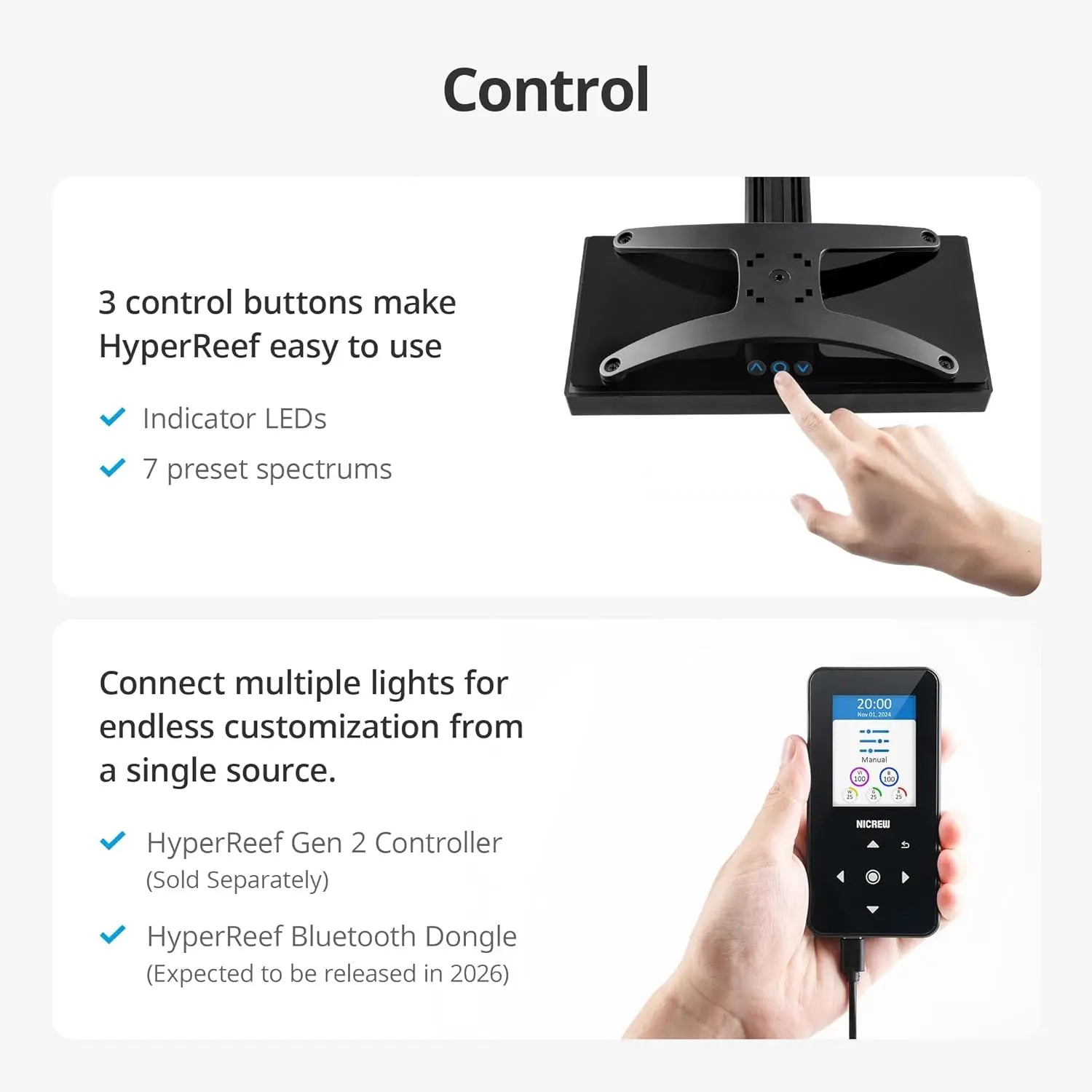 Reef Aquarium Lighting for Corals/Saltwater Fish Tanks