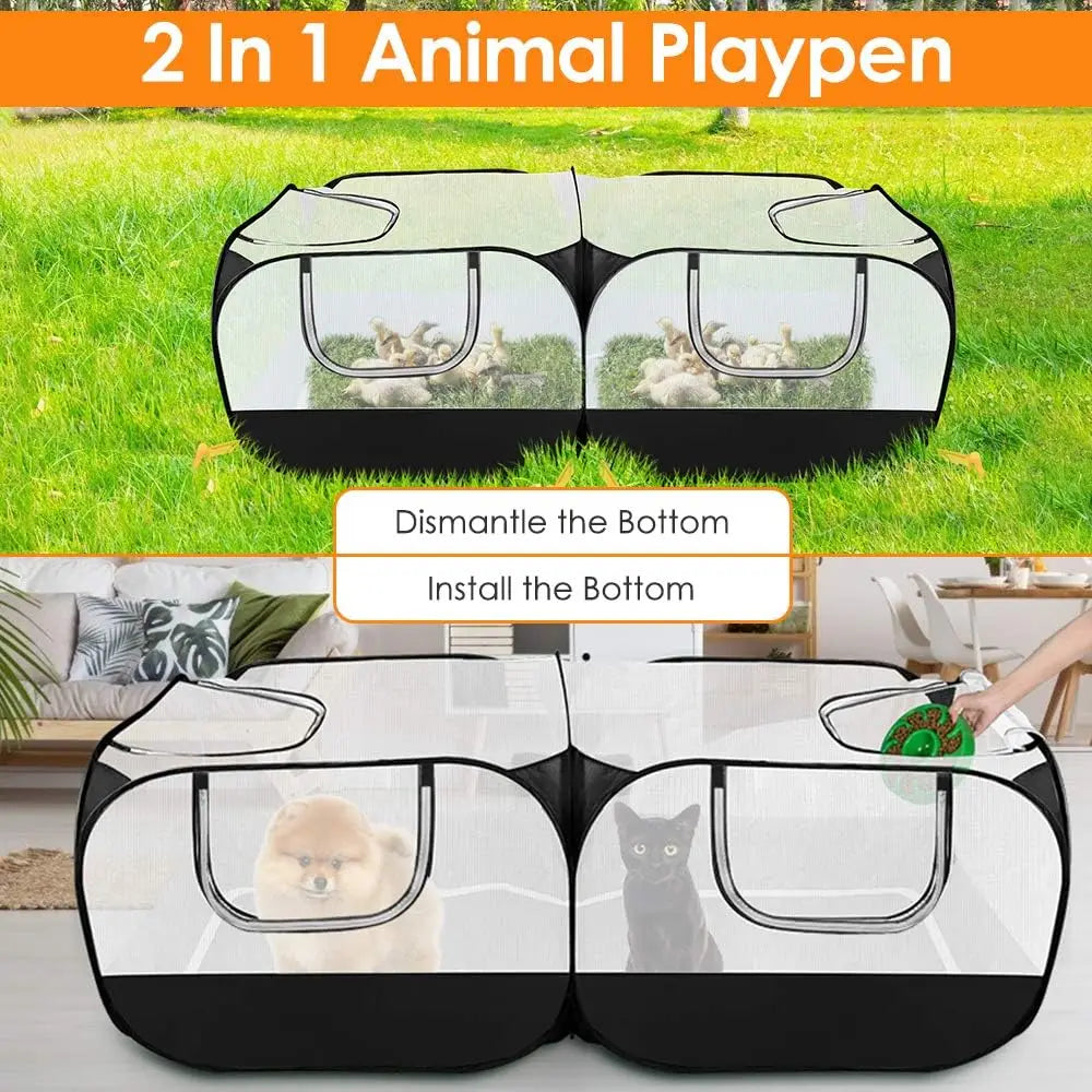 Pet Playpen/Detachable Bottom