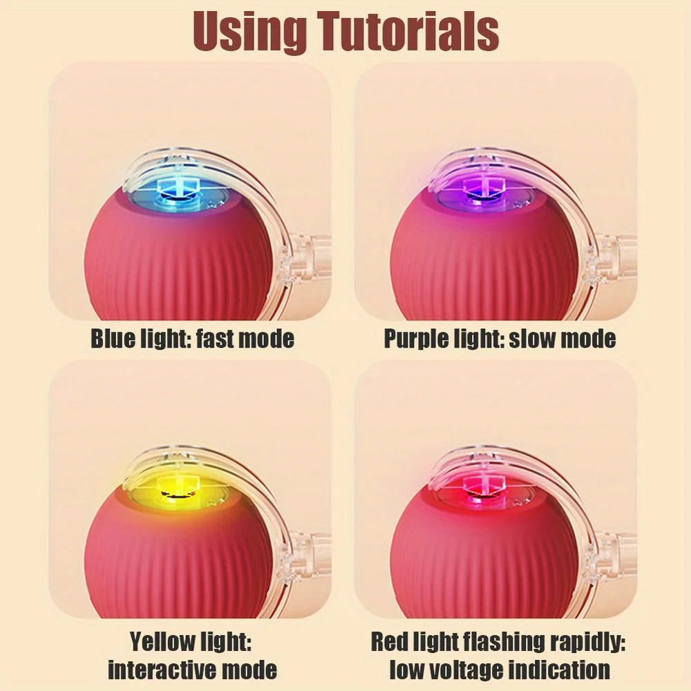 Automatic Interactive Cat Ball