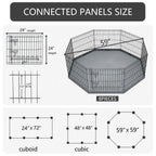 Foldable Dog Exercise Yard Fence