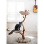 Wooden Cat Tree Tower