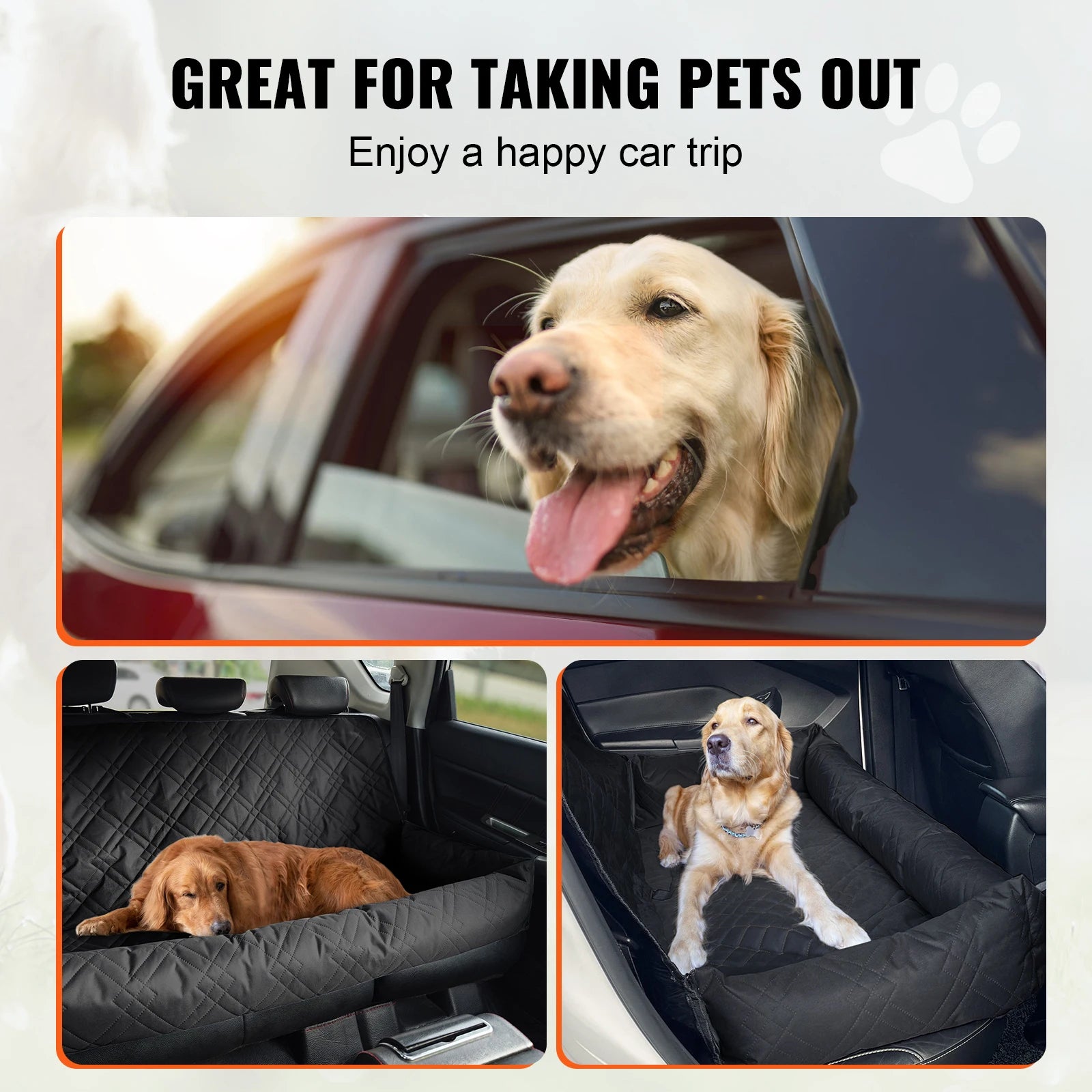 Booster Seat on Car for M/L Dog