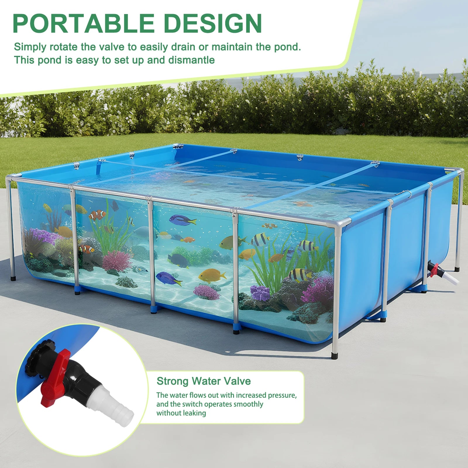 880 Gallon Canvas Fish Tank