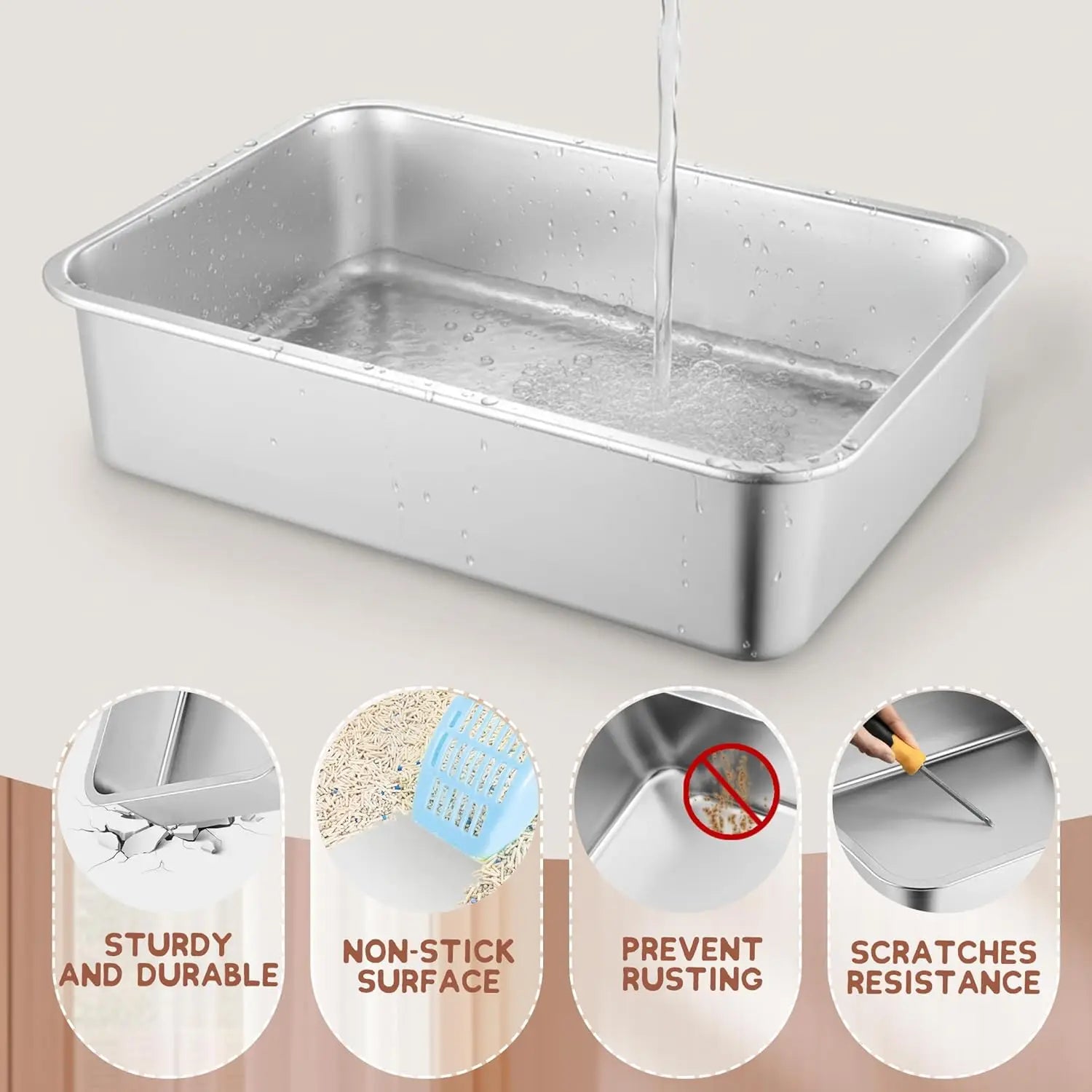 Low Entry Cat Litter Box