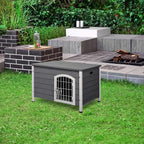 31" Wooden Dog Cage