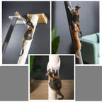 Tall Leaning Cat Tree