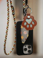 Paw-Shaped Pet Hair Keychain