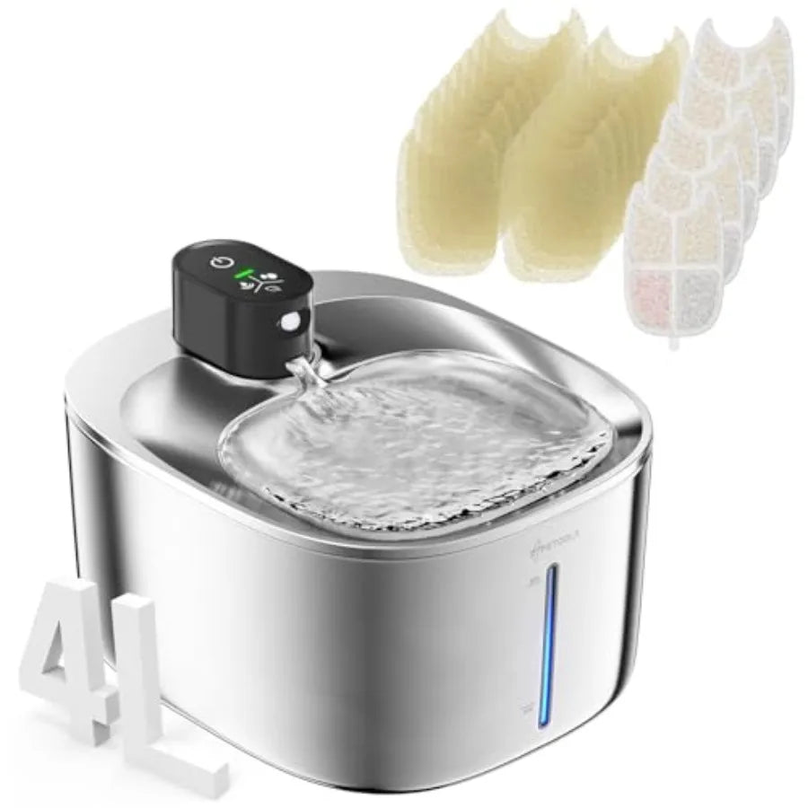 Wireless Stainless Steel Water Fountain