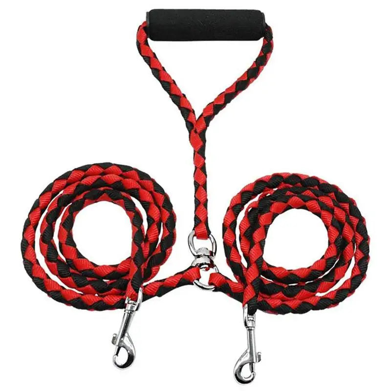 Pet Double Leash 2 Way Couplers