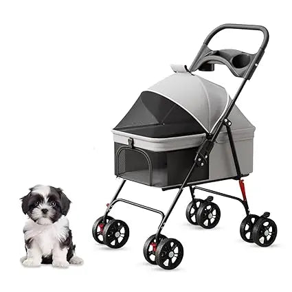 Haus 4 Wheel Foldable Pet Stroller