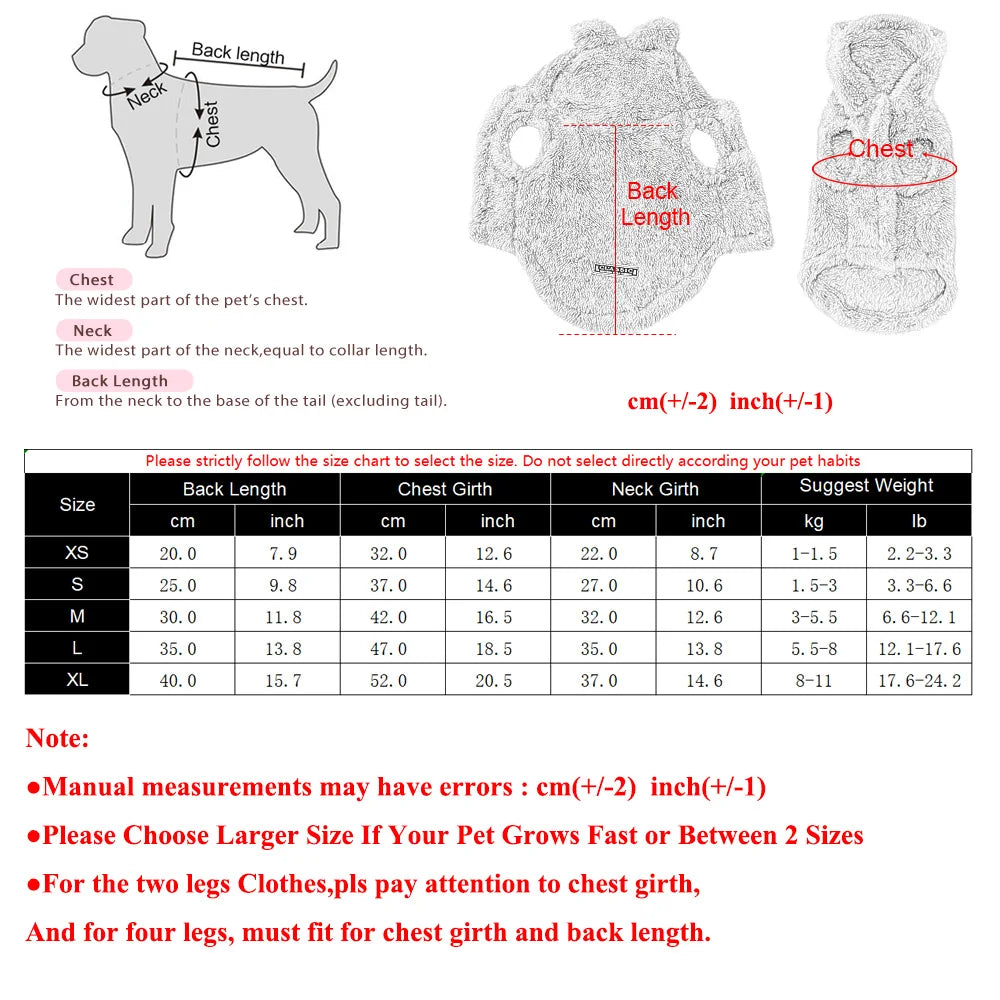 Soft Fleece Pet Dog Clothes