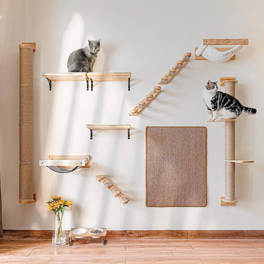 Cat Climbing Shelf, Wall Mounted