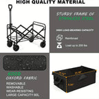 Collapsible Folding Beach Wagon Cart