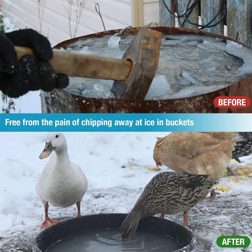 Chicken Water Heater Aluminum De-Icer
