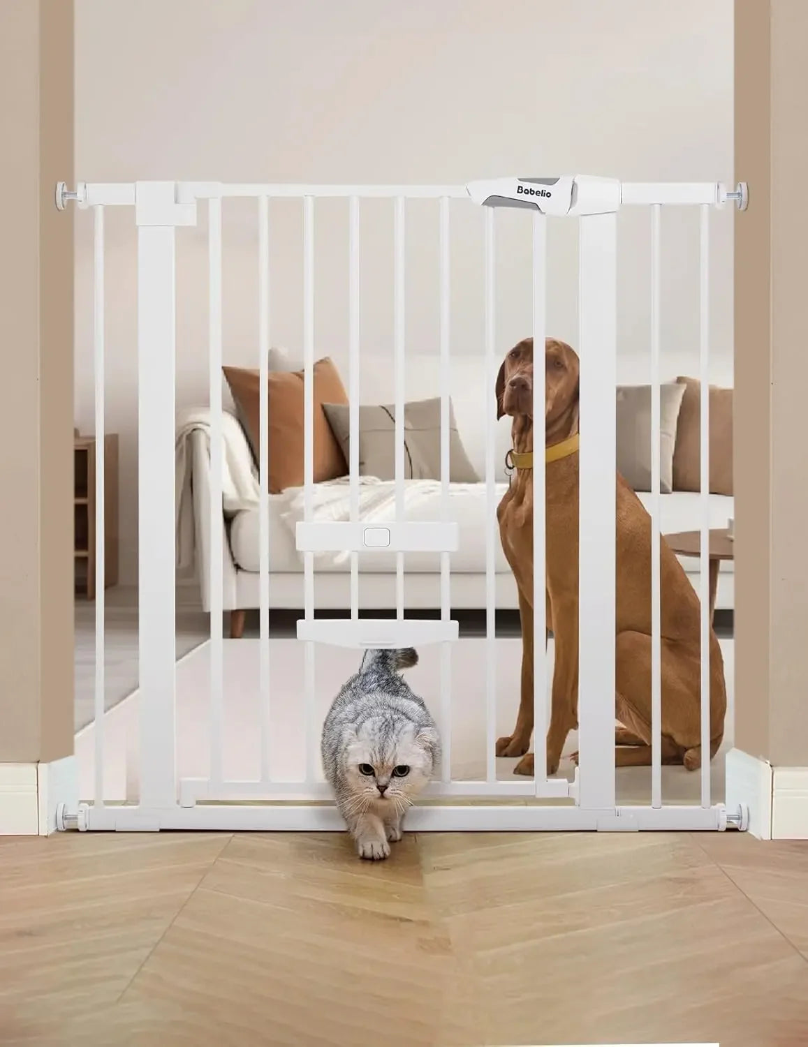 Extra Tall Baby Gate/Cat Door