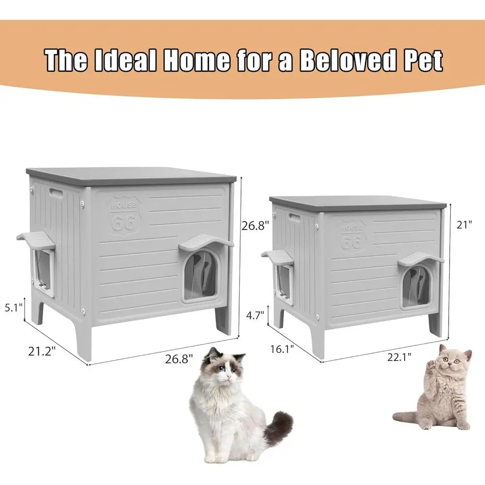 Heated Cat House for feral Cat