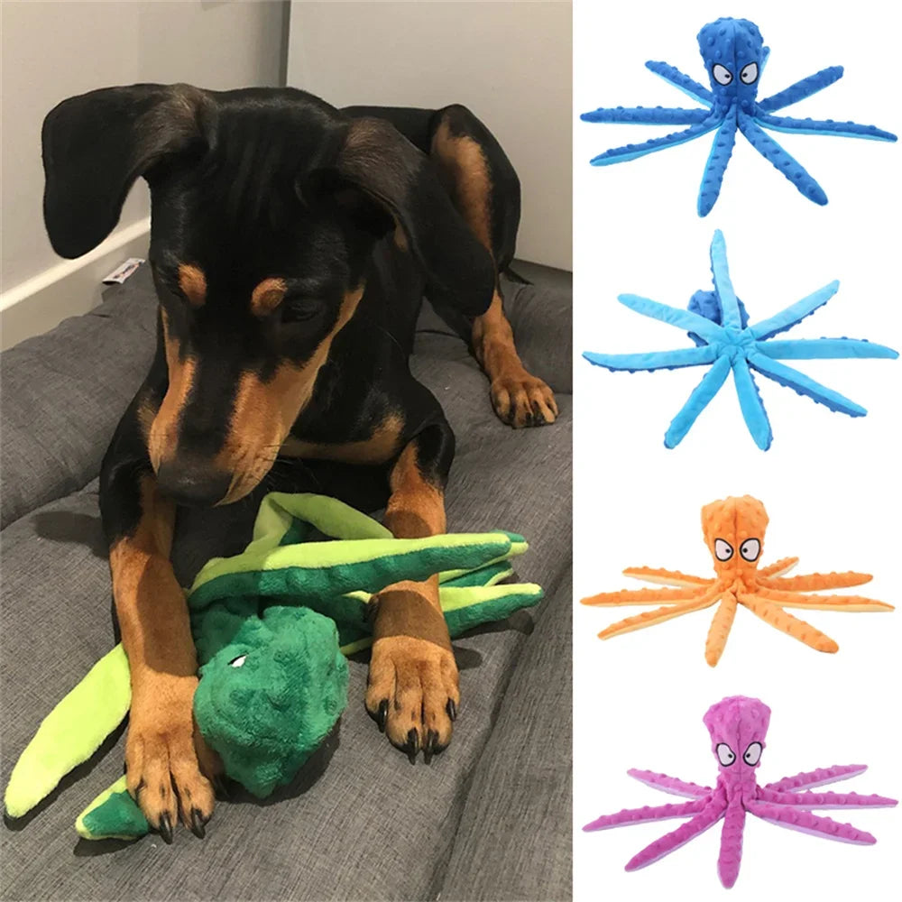 Octopus Plush Puppy Dog Chew