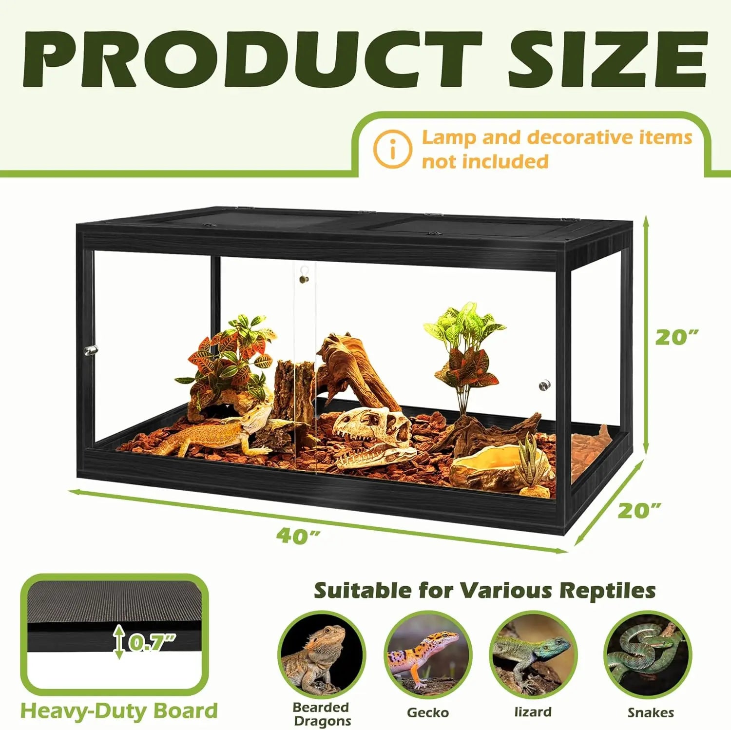 63 Gal Reptile Enclosure