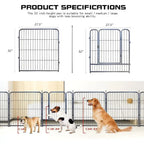 Heavy-Duty Folding Dog Playpen, 32"