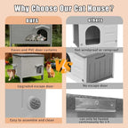 Heated Cat House for feral Cat