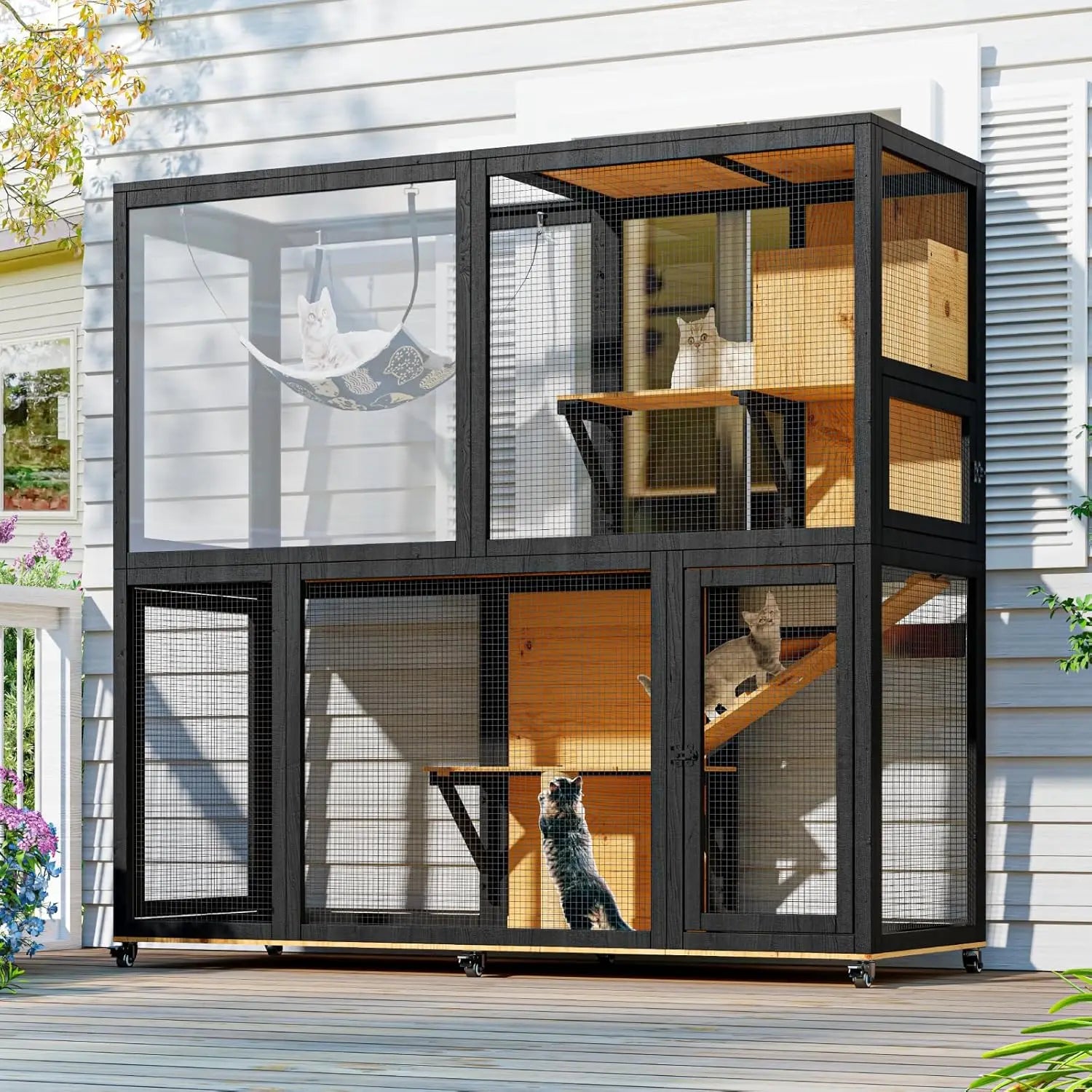 Cat Enclosure 4 Tier