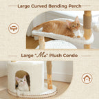 Solid Wood Cat Tree