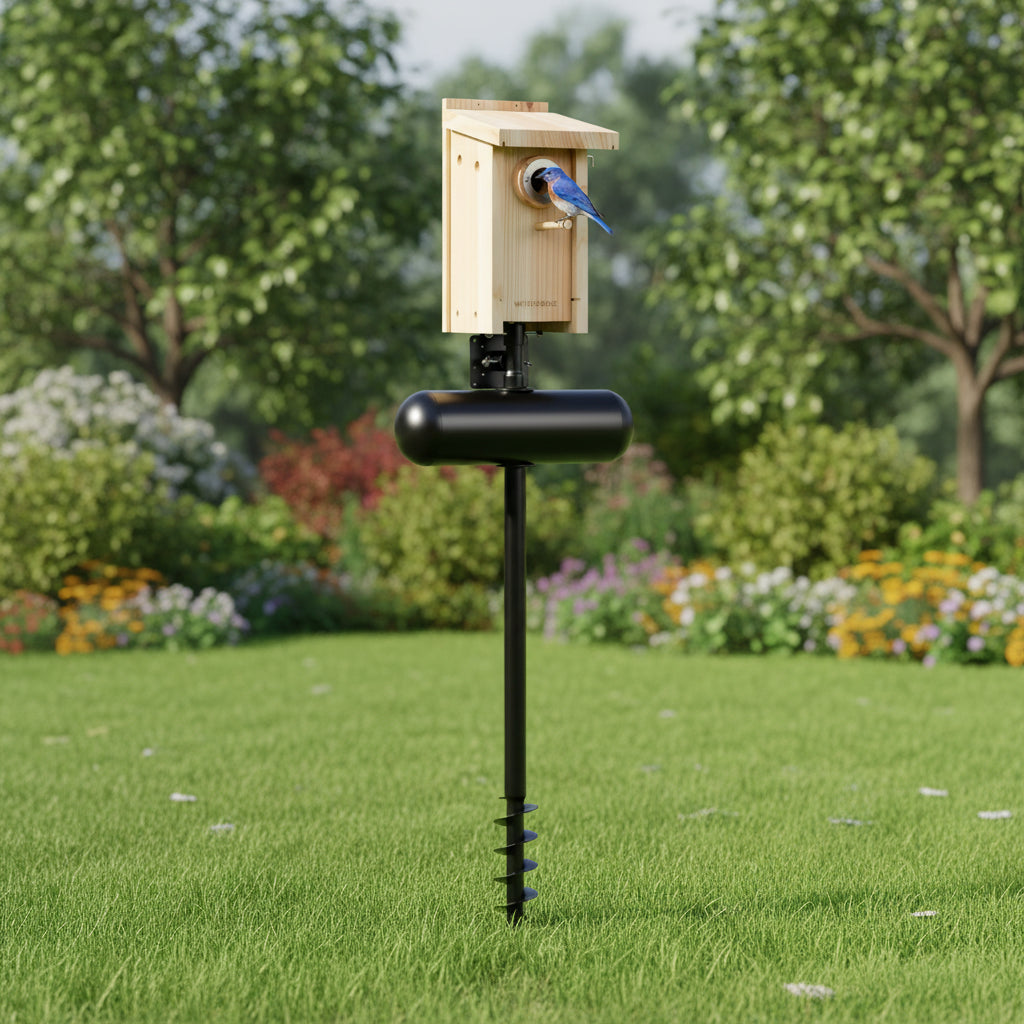 Bluebird House with Pole & Baffle