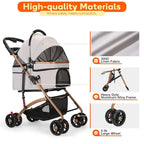 Pet Stroller for S Dogs/Cats