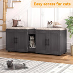 Cabinet Cat Litter Box