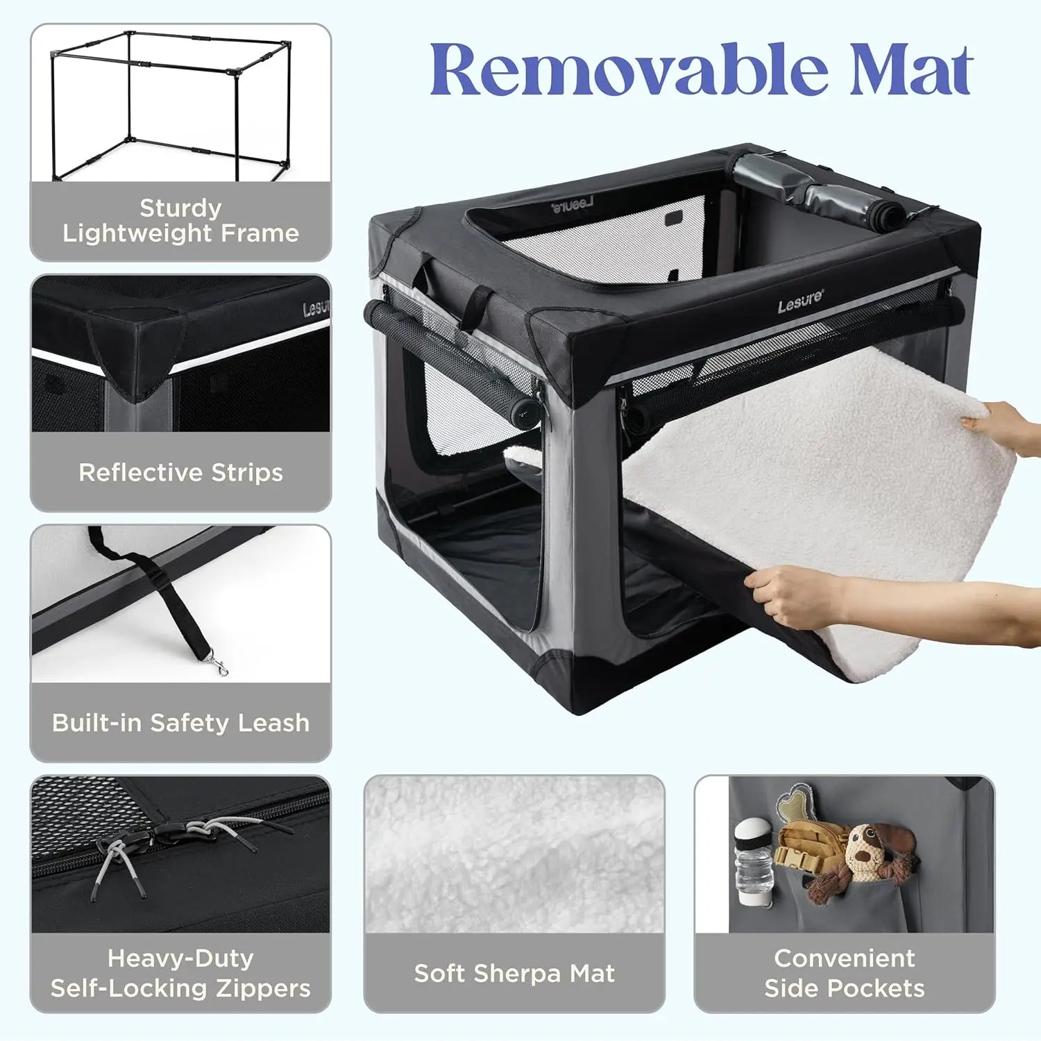 Travel Kennel for XL Dogs