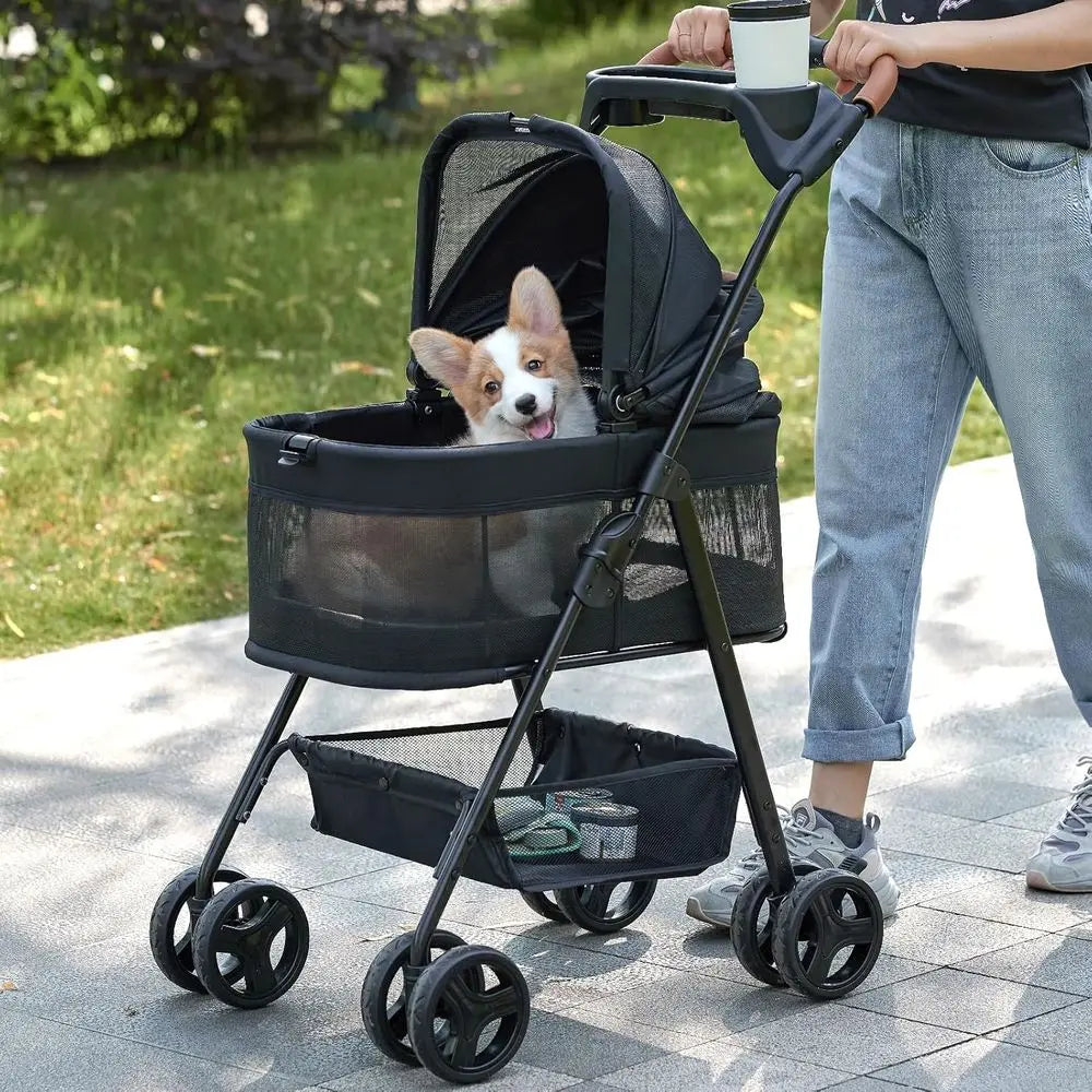 All-Terrain Pet Stroller Removable Carrier