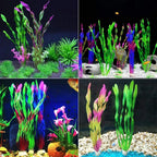 5/10pcs Plastic Aquarium Plants