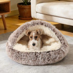 Round Hooded Donut  Bed