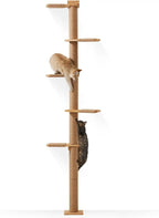 5-Tier Wall-Mounted Cat Tree