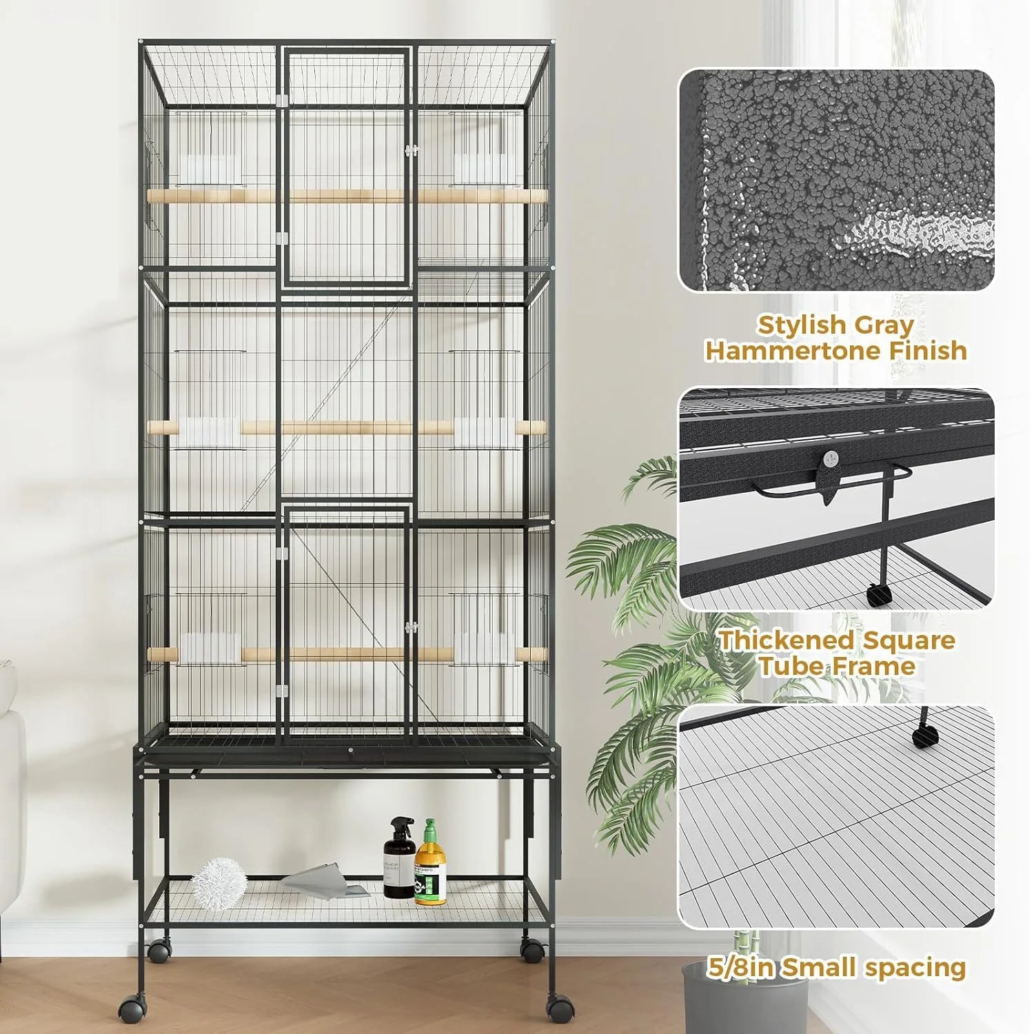 69" Large Bird Cage