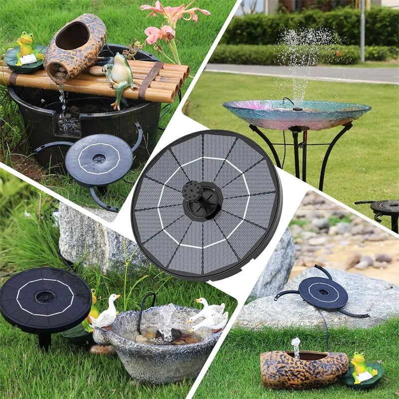 DIY solar fountain pump