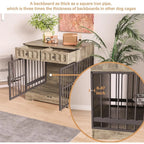 Dog Crate with 2 Drawers, 35.1"