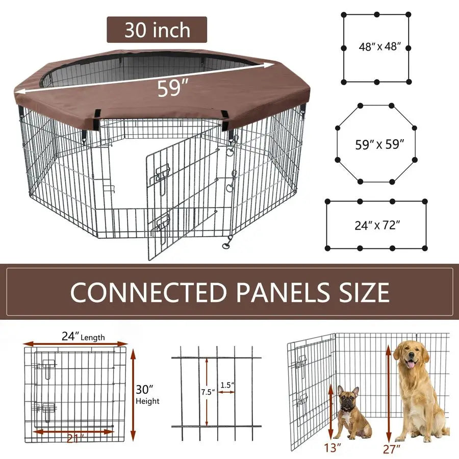 Foldable Dog Exercise Playpen