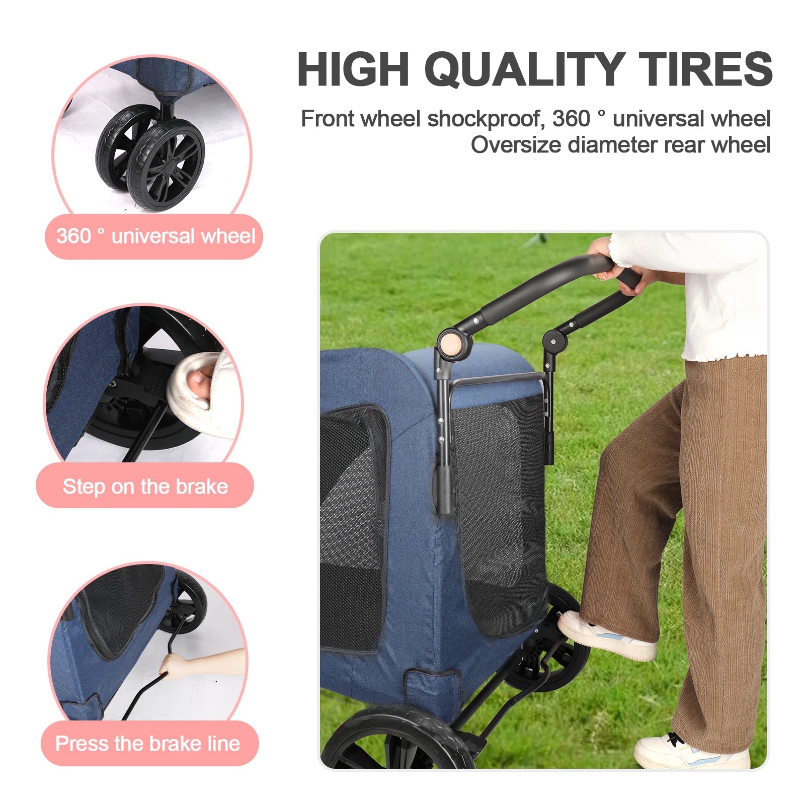Heavy Duty Stroller/Large Dogs