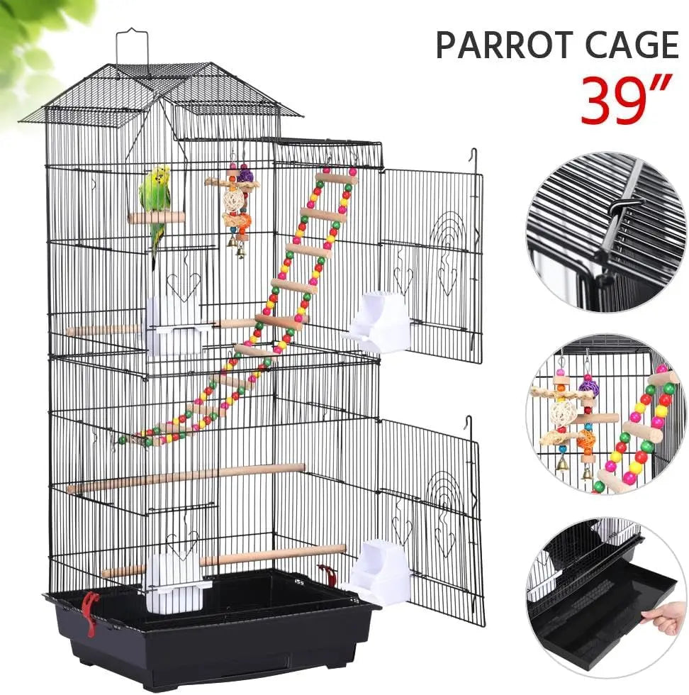 Large Bird Cage/Toys