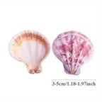 20pcs Pink and White Series Sea-Shells