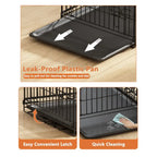24 In Double Door Small Dog Crate