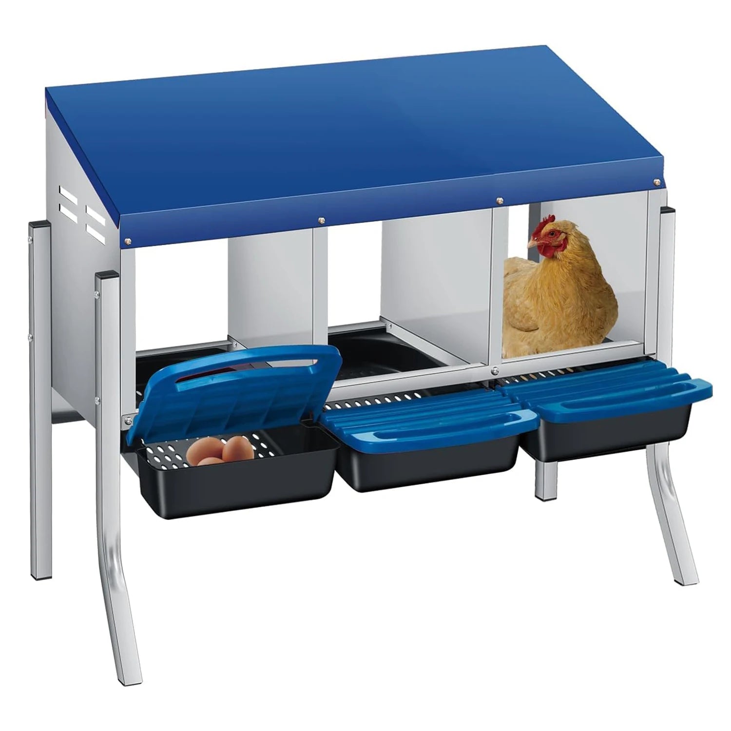 Chicken Nesting Box Automatic Roll-Out Egg