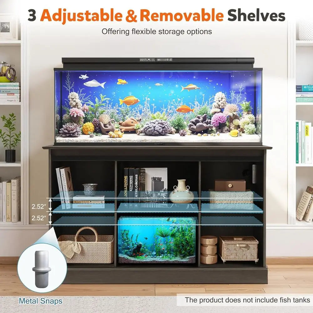Fish Tank Stand with Power Outlet