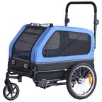 Dog Bike Trailer 2-in-1 Stroller