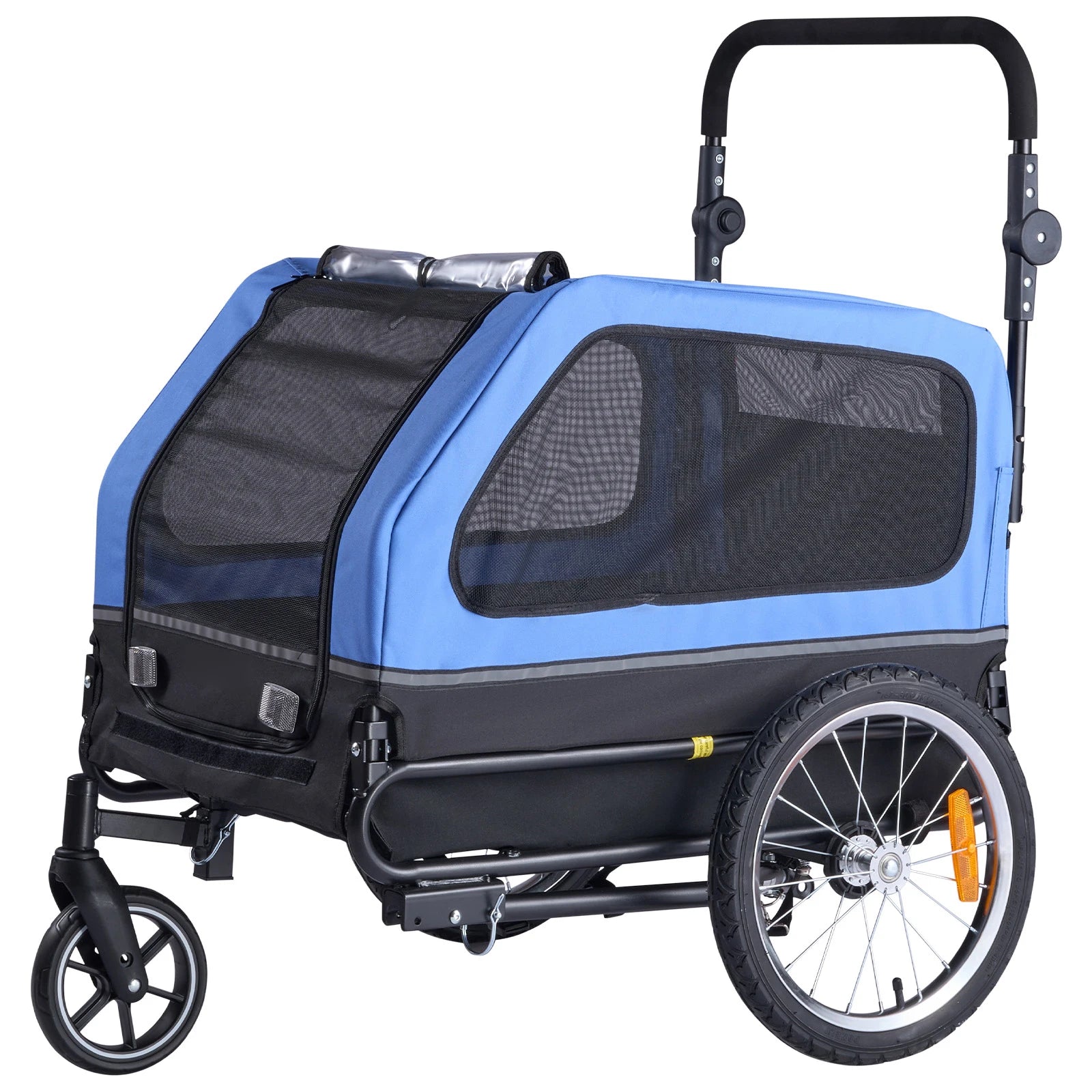 Dog Bike Trailer 2-in-1 Stroller