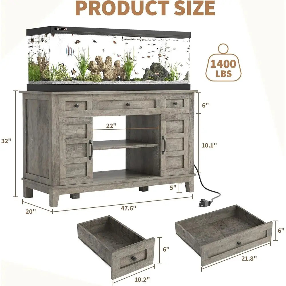 Sturdy 55-75 Gallon Aquarium Stand