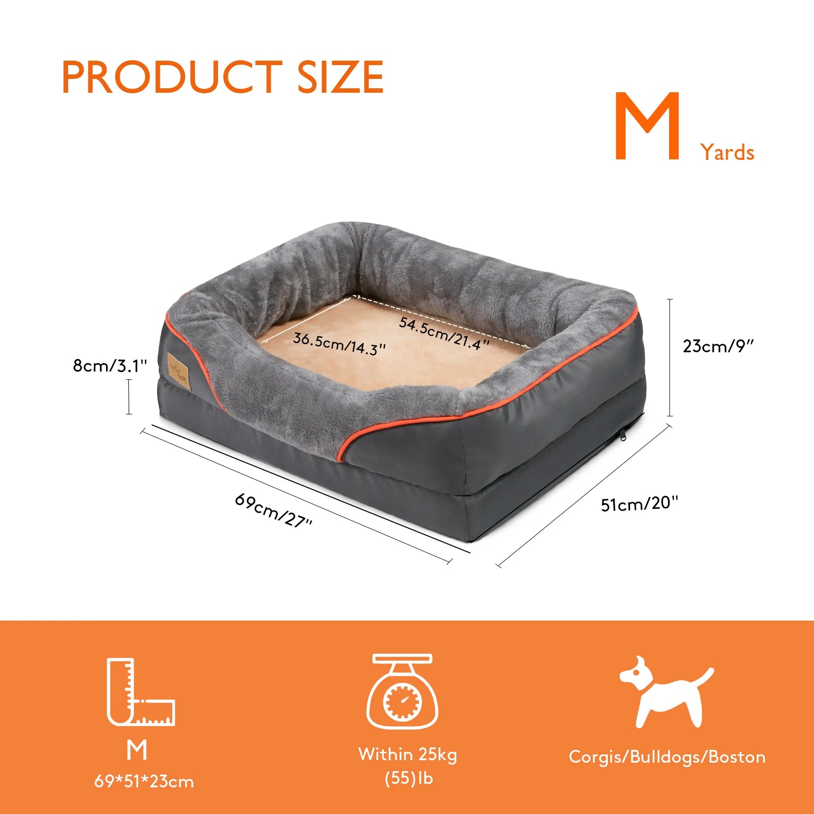 Dog Bed Super Soft Orthopedic