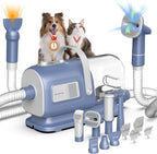 Pet Grooming Vacuum/Dryer Kit/Clippers