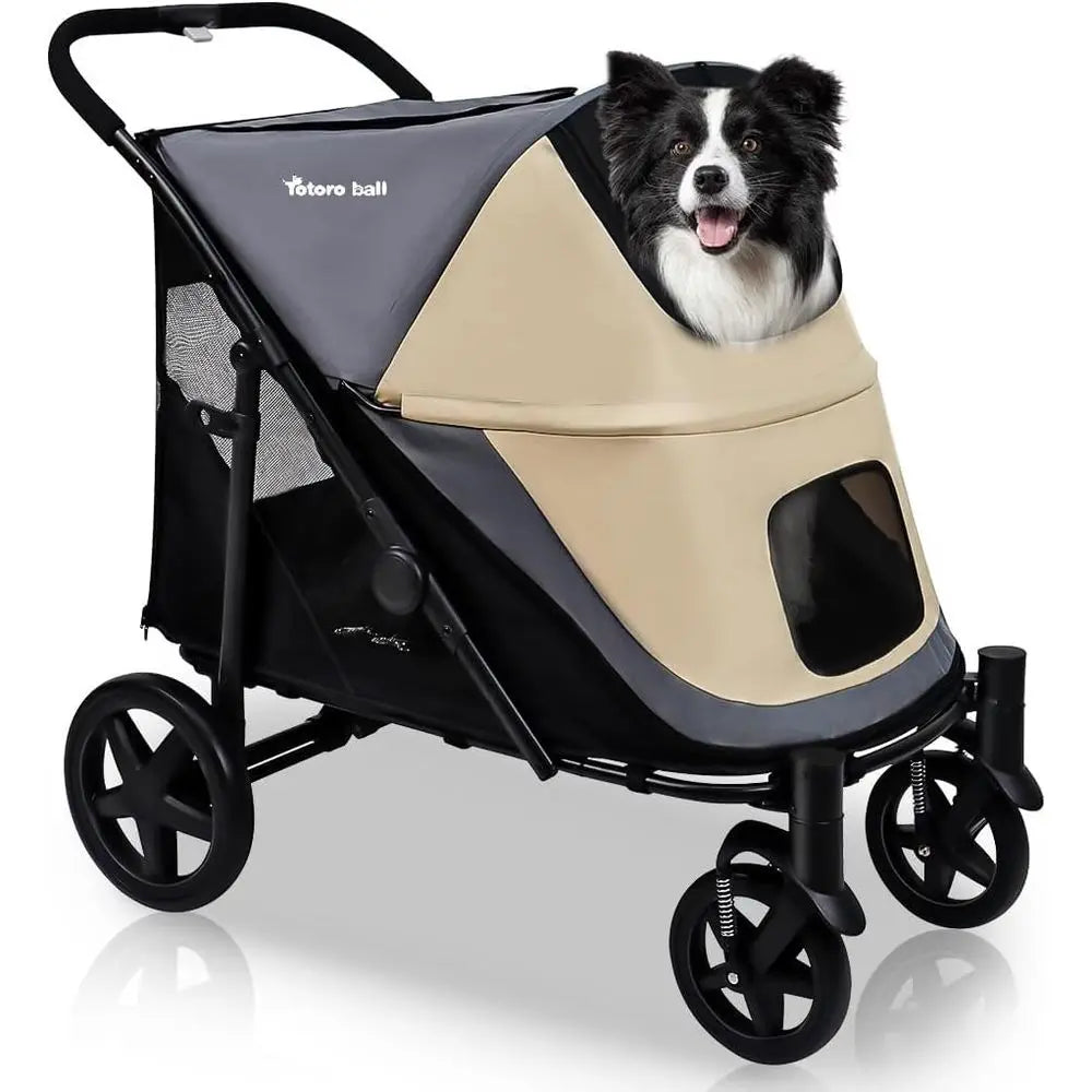 Folding Dog Stroller 1-2 Dogs
